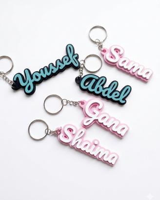 portachiavi con nomi