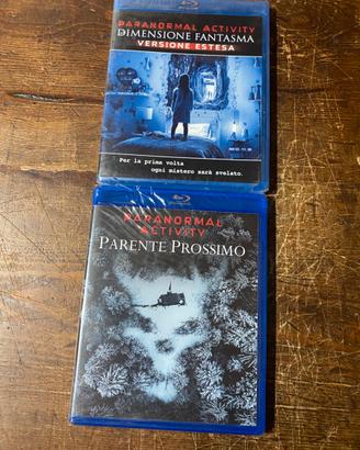 Lotto 2 Blu-ray Paranormal Activity SIGGILLATI