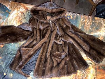 Pelliccia vintage  Visone Tg 44/46 Marilena Papi