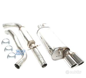 SILENZIATORE DI SCARICO AUDI A3 8L 96-03 DOPPIA