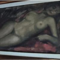 Quadro Ritratto di Donna sdraiata
