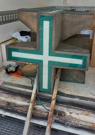 INSEGNA FARMACIA ANNI 80 