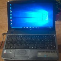 Pc Acer Aspire 5738zg 15.6" pollici Windows 10 pro