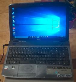 Pc Acer Aspire 5738zg 15.6" pollici Windows 10 pro