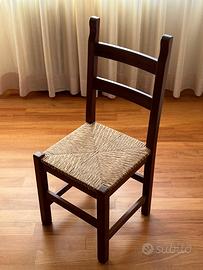 Sedie in legno massello