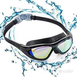 Occhialini da nuoto montatura grande, Polarizzati