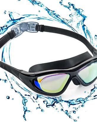 Occhialini da nuoto montatura grande, Polarizzati