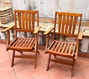 Sedie in legno