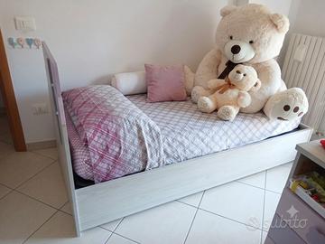 cameretta completa ragazza lilla e bianca