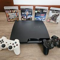 Ps3 Slim 160gb 2 controller originali + giochi