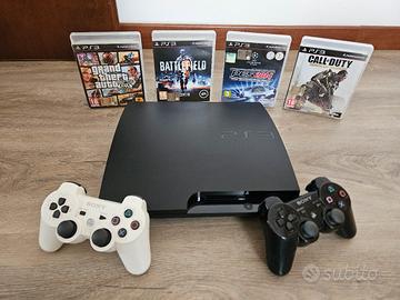 Ps3 Slim 160gb 2 controller originali + giochi