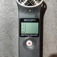 microfono professionale Zoom H1 + spugna Shure
