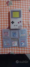 game boy con giochi