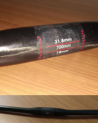 manurbio flat carbonio 700mm mtb