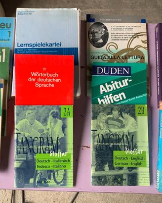 lotto n.12 testi scolastici lingua tedesca