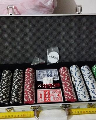 Valigetta Poker Professionale 500 Fiches Alluminio