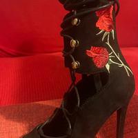 Stivaletto/sandalo aperto