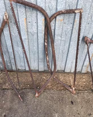 4 seghe ad arco vintage