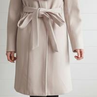 Cappottino con pellicciotto sintetico 