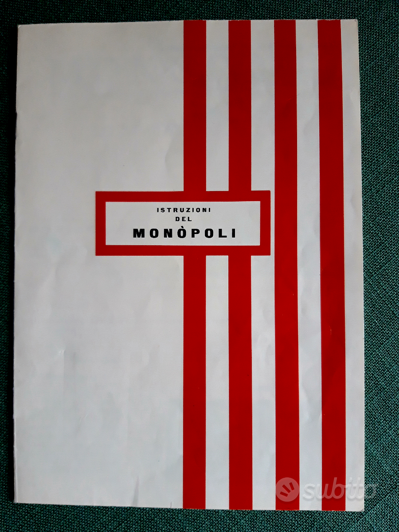 MONOPOLI gioco Vintage Anni 60 EG EDITRICE GIOCHI MILANO