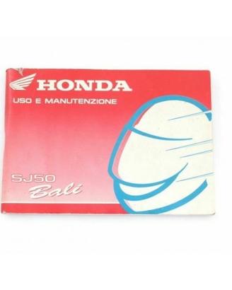 Libretto uso e manutenzione Honda Bali SJ 50