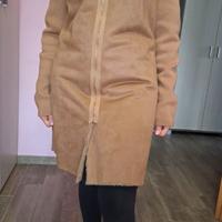 cappotto scamosciato