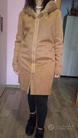cappotto scamosciato