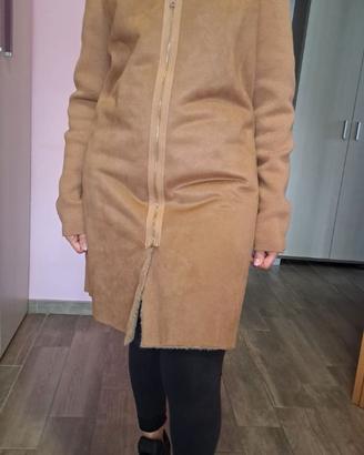 cappotto scamosciato