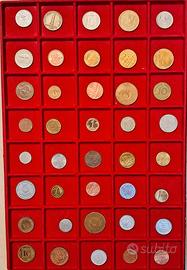 Lotto di 40 monete dal mondo tutte diverse (#M2)  
