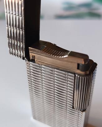 accendino DuPont in argento 