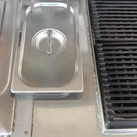 Piano cottura in acciaio da esterno