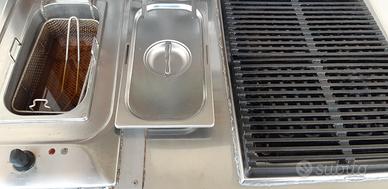 Piano cottura in acciaio da esterno