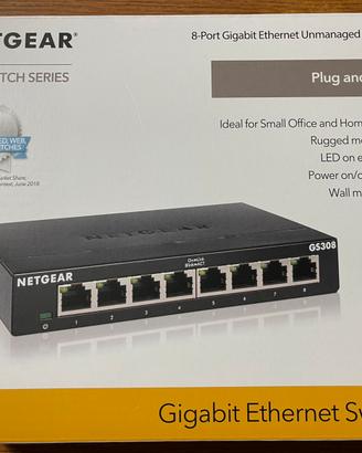 Switch Netgear GS308 Plug and Play, Unmanaged