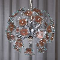 Lampadario space age anni 70 Sputnik. Murano