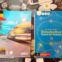 Libri di tedesco scuola ZIELE 
e REISEKULTUR 