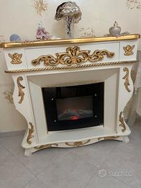 Camino in legno artigianale