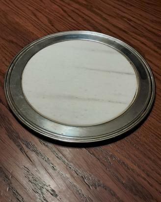 Piatto per formaggi in silver plated 