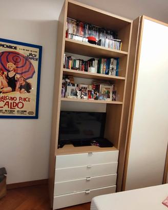 Set Camera: Armadio Scorrevole + Libreria TV