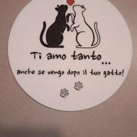 decorazione da muro per amanti dei gatti 