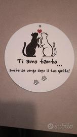 decorazione da muro per amanti dei gatti 
