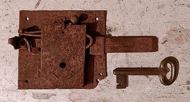VINTAGE! Serratura antica per porte o portoni