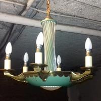 lampadario  anni 1930 decò 