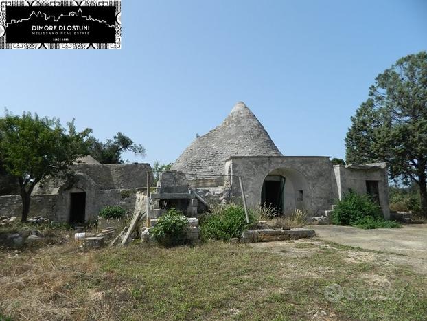 TRULLO e LAMIA PANORAMICI con TERRENO 1Ha