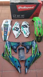 Kawasaki kx 250 f plastiche kit 