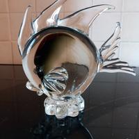 soprammobile in cristallo pesce tropicale