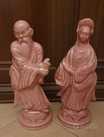 Coppia di statue  Orientali  