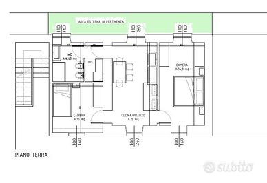 Trilocali in ristrutturazione - Giardino e balconi