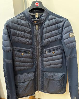 Giubbotto Piumino Colmar Uomo Bimateriale Blu Navy