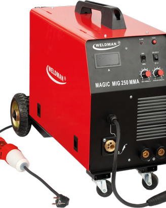 Saldatrice inverter mig multiprocesso 250 amp