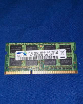 Ram samsung 2 GB pc3